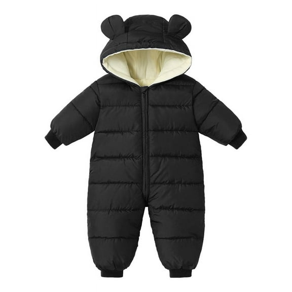 Cute Baby Clothes Newborn Boy Girl Snowsuit Winter Coats Infant Jumpsuit Bodysuits Registry Warm Hooded Suit