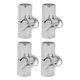 thumbnail image 2 of 4 piezas de conector de tubería de barco de 25 mm 316 accesorios de unión de tubo de acoplamiento giratorio plegable de acero inoxidable para yate marino, 2 of 10