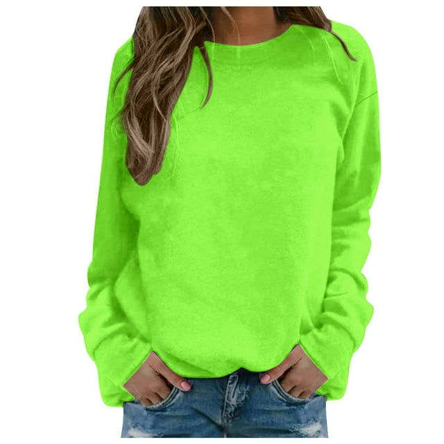 Sweat à Capuche pour Femmes Manches Longues Col Rond T-Shirt Imprimé Blouse Mode Urbaine pour Usage Quotidien Maison Extérieur Entraînement
