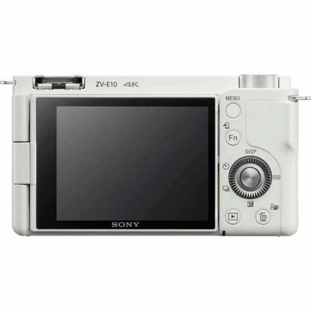 Sony - Alpha ZV-E10 Kit Mirrorless Vlog Camera with 16-50mm Lens - White