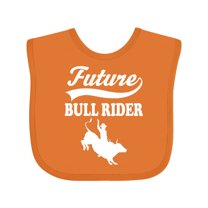 Inktastic Future Bull Rider Rodeo Riding Boys Baby Bib
