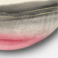 thumbnail image 2 of Designart 'Pink Shabby Storm II' Shabby Chic Metal Circle Wall Art, 2 of 3
