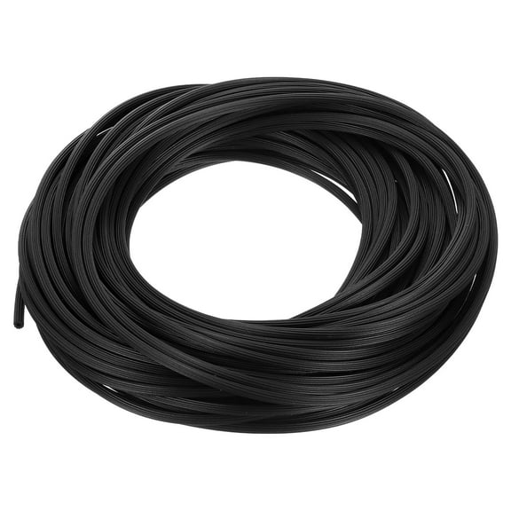 REGALWOVEN TPE Screen Spline, 0.14"x49.2ft Round Window Screen Repair Retainer Spline Black