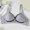 thumbnail image 2 of LLYWEY Push Up Bras for Women Open Front Snap Closure Bras for Older Women Wireless Padded Bralette, 2 of 3