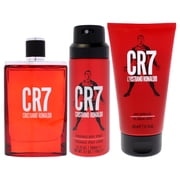 CR7 by Cristiano Ronaldo for Men - 3 Pc Gift Set 3.4oz EDT Spray, 5.1oz Body Spray, 5.1oz Shower Gel