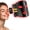 Black, variant on Red Light Therapy for Face, 4 Modes LED Face Mask, Wireless 2000mAh Controller with 400 LEDs, Blue, Orange, 850nm Near-Infrared Light Mask with Timer