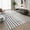 black and gray5*7ft(152*213cm), variant on Gaderth Modern Abstract Washable Area Rug – Soft Low-Pile, Non-Slip, Collapsible, Spot Resistant Carpet – Pet & Child Friendly, for Living Room, Bedroom, Dining Room, Nursery – Black and Gray, 6x9ft