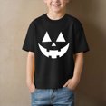 thumbnail image 2 of Gerichy Halloween Shirts for Kids Toddler Pumpkin Cotton Short Sleeve Tshirt Clothes Daily Casual Tees 1-14 Years, 2 of 4