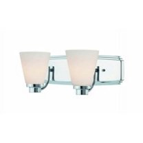Dolan Lighting - Southport 2-Light Bath Bar-Satin Nickel Finish