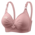 thumbnail image 2 of Ayfxijin Bras for Women No Underwire,Woman's Everyday Bra Printing Gathered Together Large Size Daily Bra Underwear, 2 of 8