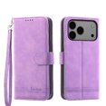 thumbnail image 1 of Wallet Case for iPhone 17 Pro Max Flip Phone Case with Card Slots, Cash Pocket, Kickstand, Magnetic Closure & Wrist Strap, TPU Soft Shell Cover Purple, 1 of 6