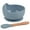 Gray-Blue, variant on Baby Bowls with Suction | Stay Put Silicone Food Bowl for Babies Kids Toddlers Infants | Food Grade Soft Safe BPA-Free Silicone