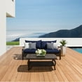 thumbnail image 2 of RST Brands Barcelo 2 Piece Fabric Outdoor Sofa & Coffee Table - Navy Blue, 2 of 6