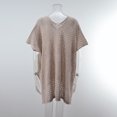 thumbnail image 6 of Tqyyweavej Womens Beach Cover Up Solid Color Short Sleeve Free Size Crochet Swimsuit Coverup Casual Loose V Neck Cover Ups for Swimwear Women, 6 of 10