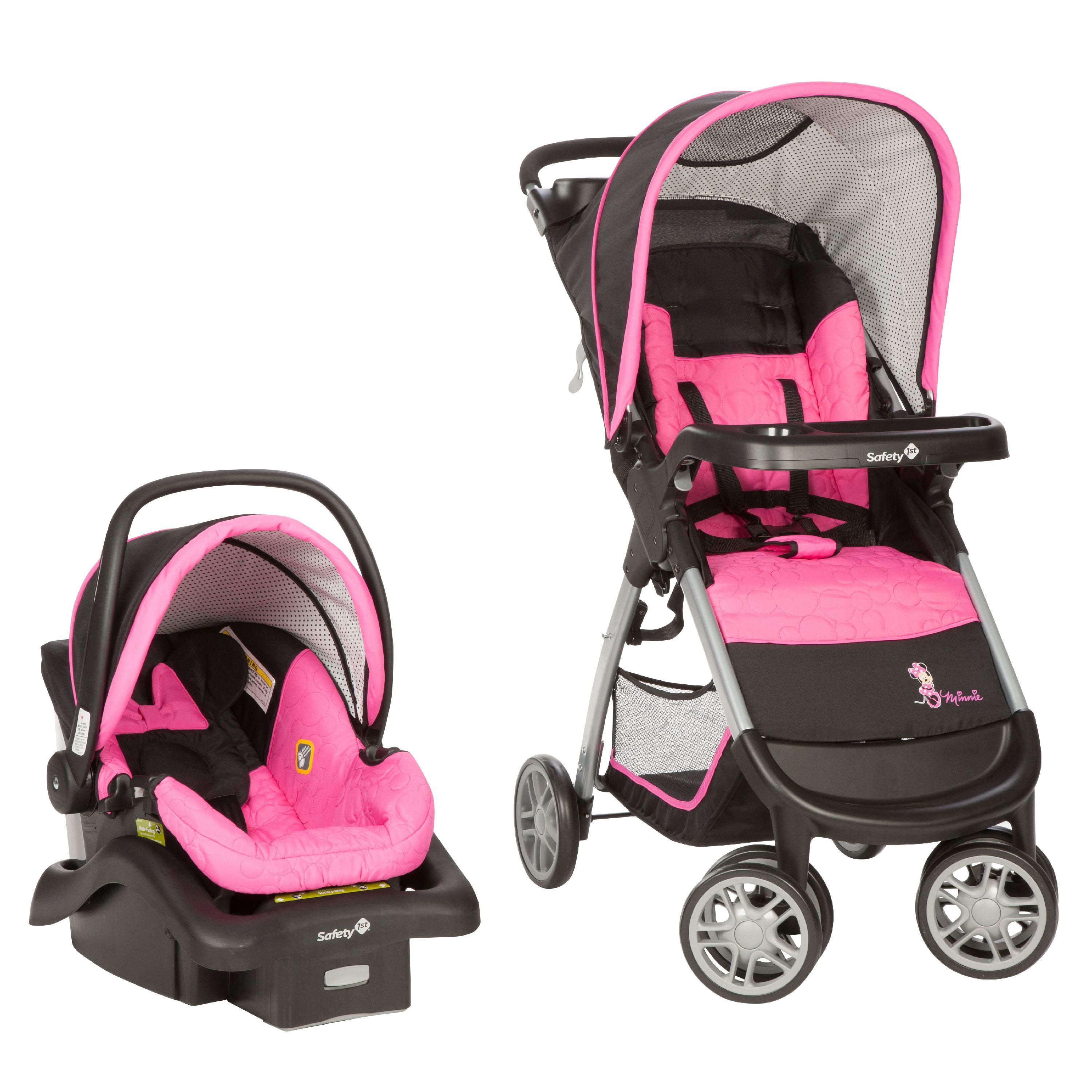 walmart minnie mouse car seat and stroller
