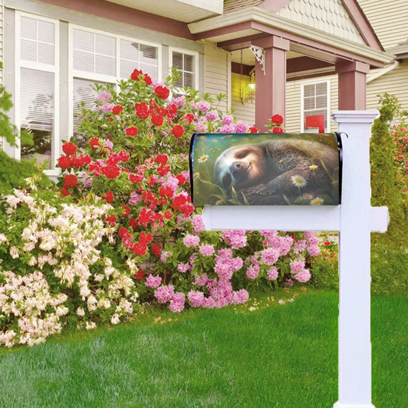 Kdxio Magnetic Mailbox Cover 25.5x21 in Mailbox Cover Outdoor Decoration Holiday Mailbox Covers for Home Garden Yard-25.5x21 in
