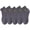 Dark Grey, variant on 5 Pairs Mens Casual Outdoor Sport Athletic Ribbed Cuff Cotton Ankle Socks Breathable Letter Embroidery Short Tube Socks