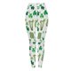 thumbnail image 4 of TaTaai Women's Vintage Printed High Waisted Flared Pants, Tight Fitting Bag Hip Design, All Season Casual Fashion Long Pants Gift, 4 of 9