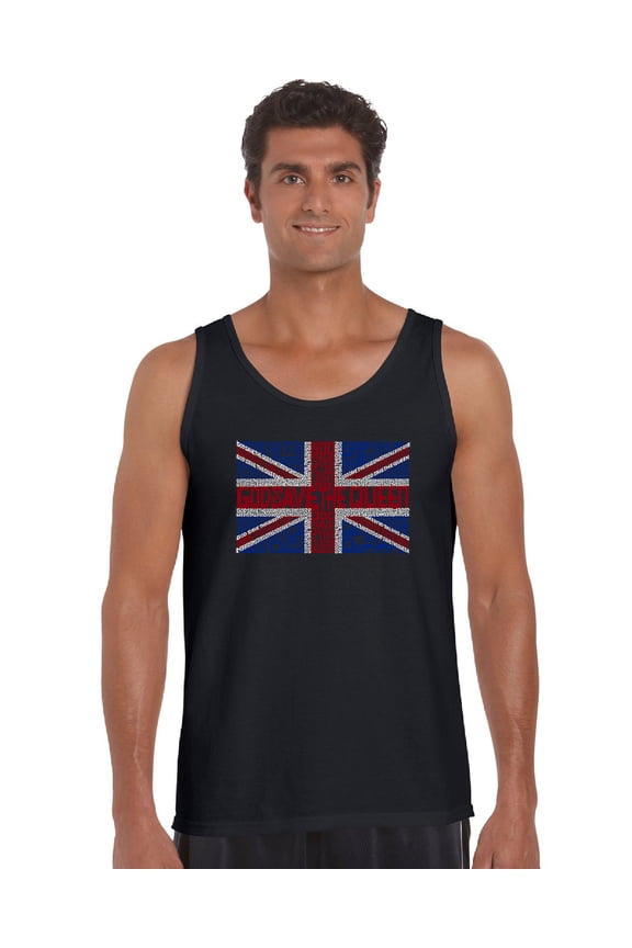 Men's Word Art Tank Top - God Save The Queen