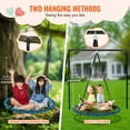 thumbnail image 6 of Spider Web Saucer Swing 40 Inch Round Swing for Kids and Adults Outdoor, High-Strength Braided Rope Base, Adjustable Hanging Straps, Supports Up to 750 lbs, Easy Installation for Backyard or Park Fun, 6 of 7