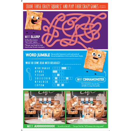 Cinnamon Toast Crunch, Cereal, with Whole Grain, 16.2 oz