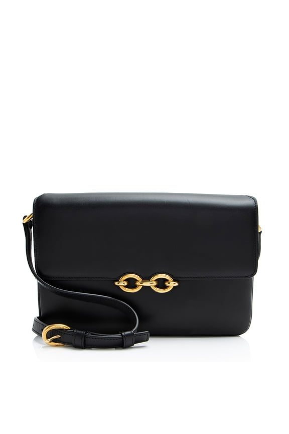 Pre-Owned Saint Laurent Smooth Calfskin Le Maillon Shoulder Bag