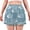 Hedgehog, variant on Women's Satin Pajamas Boxers Shorts Casual With Pockets Sloths