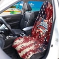 thumbnail image 2 of Garronmavis Waterproof Sweat Resistant Front Car Seat Towel Cover, 1 PC Universal Fit Seat Protector, for Cars SUV Trucks Sedan Van, Ideal for Gym Workout Beach Running Hiking Use, 2 of 8