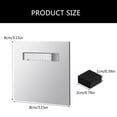 thumbnail image 5 of Zorvai PictureHang1ngPlate Kits Self Adhesive Hanger Sawtooth Adhesive Picture Hanger forHang1ngArt/ Photos on Flat Panels, 5 of 6