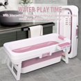 thumbnail image 6 of solautey Portable Bathtub,Foldable Freestanding Bathtub,Shower Stall Tub,Bathroom Folding SPA Bath For Adults, Boys & Girls,Outdoor/Indoor Hot Ice Bath,51 Inch, 6 of 7