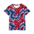 thumbnail image 4 of GERsome Kids American Flag T-Shirts Toddler Boys Girls 4th of July Shirts American Flag Patriotic Tee Tops Independence Day Short Sleeve, 7-8 Years, 4 of 4