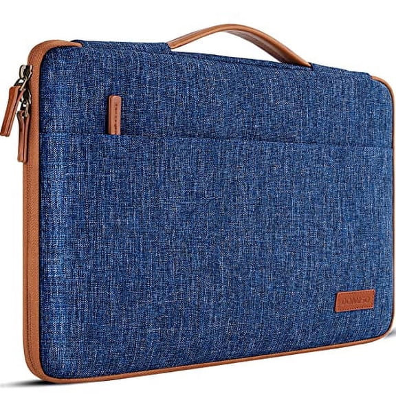 Domiso Water-Resistant Polyester 17.3" Laptop Sleeve, Blue