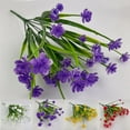 thumbnail image 1 of Cheer US Artificial Flowers Outdoors, UV Resistant Plastic Flower Plants for Outdoor, Faux Flowers in Bulk Silk Fake Flowers for Outside Cemetery Indoor Vase Pots Hanging Planters Decorations, 1 of 7