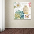 thumbnail image 3 of Trademark Fine Art "Rainbow Seeds Floral Birdcage III" Canvas Art by Lisa Audit, 3 of 3