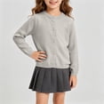 thumbnail image 6 of xaweyi Girls Spring And Thin Cardigan Sweater Comfortable Soft Stylish Solid Color Girls Sweater Coat,Sizes 18-24 Months, 6 of 6