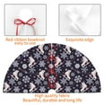 thumbnail image 4 of Sikiie Elegant ice skates snowflakes A 30-48 inches {designName} Print Christmas Tree Skirt Snowman Xmas Tree Skirt with Edge Christmas Decorations for Holiday Party-48", 4 of 7