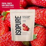 Isopure, Low Carb 100% Whey Protein Isolate, 25 g Protein Powder, Strawberry, 1 lb, 14 Servings