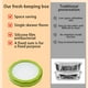 thumbnail image 5 of 4 Unidades Reutilizables Para Cebollas Y Tomates Frutas Y Verduras De Silicona Almacenamiento Sin Oxidación En El Frigorífico Recipientes Para Frutas Y Verduras Para El Frigorífico (Naranja, Mor, 5 of 8