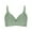Green-1, variant on Bigersell Seemless Bra Discouts Woman's Embroidered Seamless Comfortable Breathable Bra Underwear No Underwire Bandeau Bra Style F-1048 Green 46