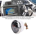 thumbnail image 2 of BIMZUC 85mm 3-in-1 Marine Speedometer Fuel Level Gauge 8-16V Voltmeter 7000 RPM Tachometer with 7 Color Auto-Cycling Backlight for Truck Car Boat RV, Black Silver Bezel, 2 of 9