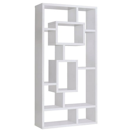 Plethoria Home 10-shelf Open Back Bookcase
