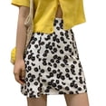 thumbnail image 4 of Minnieouse de mujer Estampado de flores corta de cintura alta Split A-line Girl Cloth Prendas para la parte inferior del cuerpo blanco METRO Minnieouse AP001947-05, 4 of 6