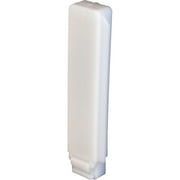 White Plastic Closet Door Guide, Cox Doors (2-pack)