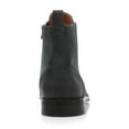 thumbnail image 5 of Polar Fox Duke MPX806065 Woolen Lace-up Fashion Plain-Toe Dress Boots with Zipper Closure, in Off Black, Men's Size 8.5, 5 of 8