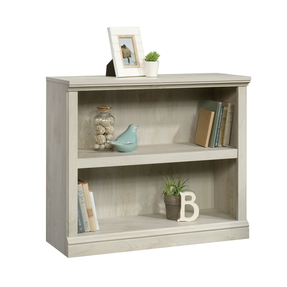 Sauder Select 2-Shelf Bookcase, Chalked Chestnut Finish - Walmart.com