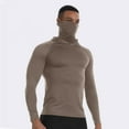 thumbnail image 4 of zfhfof Men's Sun Protection Hoodie Shirt Raglan Long Sleeve Hooded T-Shirts with Mask Lightweight Outdoor Fishing Shirts, 4 of 8