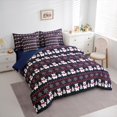 thumbnail image 3 of Castle Fairy Kids Children Teens Cartoon Bears Twin Bedding Sets 7-Piece,Merry Christmas Snowflakes Bedding Comforter Set Microfiber,Xmas Festival Breathable Sheet Sets,Ultra Soft Home Decor, 3 of 8