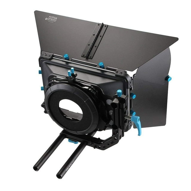 FOTGA DP3000 Professional Swing-Away Matte Box Sunshade DSLR Video Rig with 15mm Rod Rig for Rail Rod Baseplate Rig for DSLR Camera 5D Mark III, VI, 6D Mark VI, 7D, A9 A7