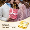 thumbnail image 2 of LHSHID Sending Big Hugs Blanket Hug BlanketInspirational Blankets for Women Big Huge Blanket with Inspirational Words Gifts for Bestie Friend Sister Wife Female 60"x80", 2 of 7