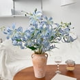 thumbnail image 2 of Riguas Faux Lily Flower Long Stem Artificial Lily Branch with 4 Bloom Heads And Leaves Real Touch Lilium Flower for Wedding Party Home Decor, 2 of 7